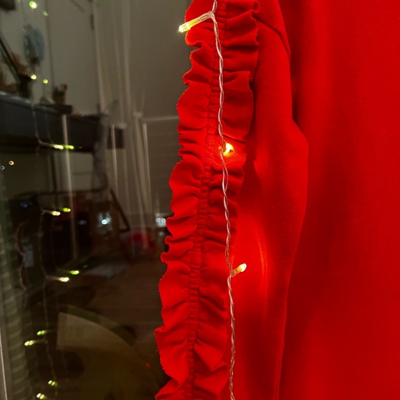 Crewcut red ruffle sweater - Picture 2 of 3